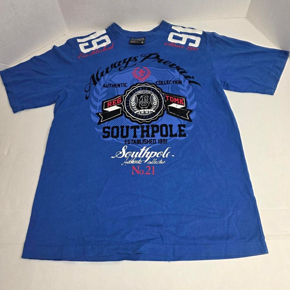 Southpole Men's Blue T-shirt
